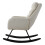 Living And Home Teddy Fleece Upholstered Rocking Chair 4