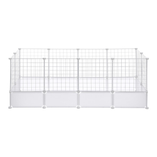 Living And Home White Pet Playpen 2