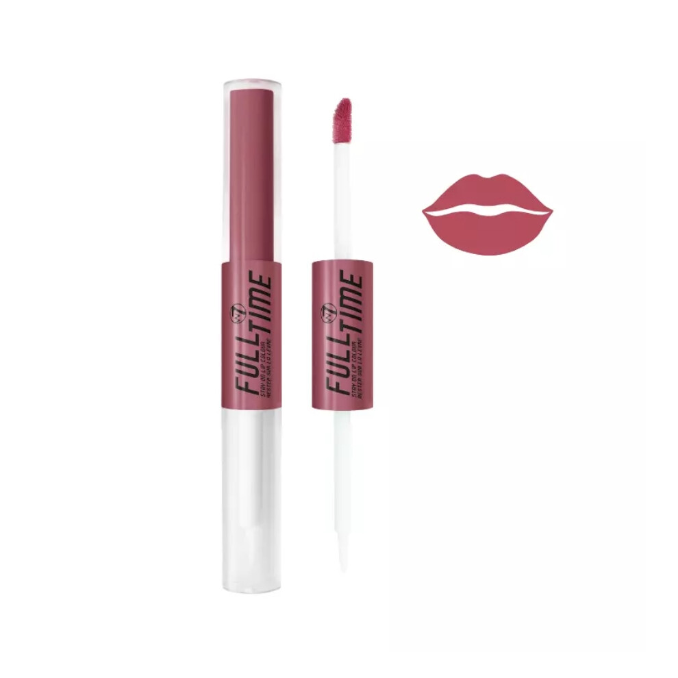 W7 Full Time Lips Stay On Lip Colour High Shine  Lip gloss Wine Not-image-OPC-PG5N7WP-NEW