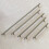 (177mm Fixing Hole) Brushed Nickel T Bar Kitchen Cabinet Handles 1