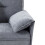 Living And Home (Grey) 3-Seater Convertible Sofa Bed with 2 Pillows 6