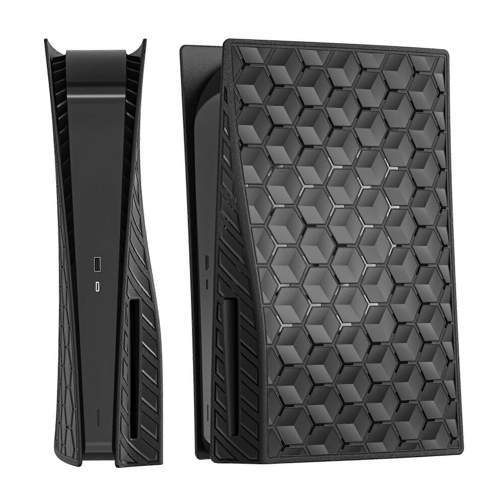 PS5 Plates, Honeycomb PS5 Face Plates, Ps5 Cover Plates Compatible with PS 5 Console Disc Edition