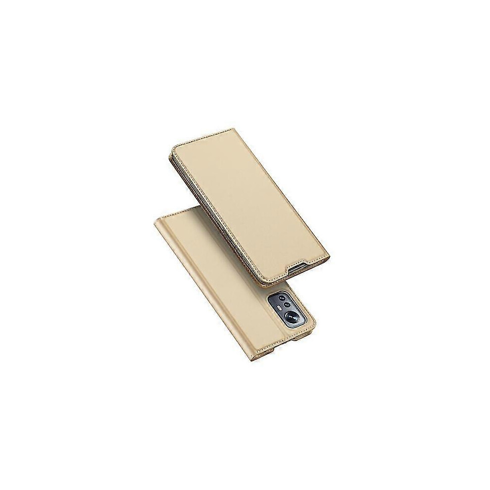 (Gold) For Xiaomi 12 Lite Dux Ducis Skin Pro Series Shockproof Leather Phone Case Zekai Gold 5778930891917