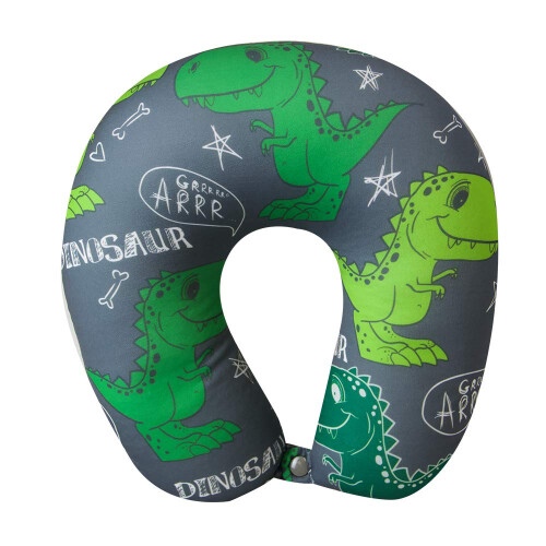 Cloudz Kids Microbead Travel Neck Pillow - Dinosaur 1