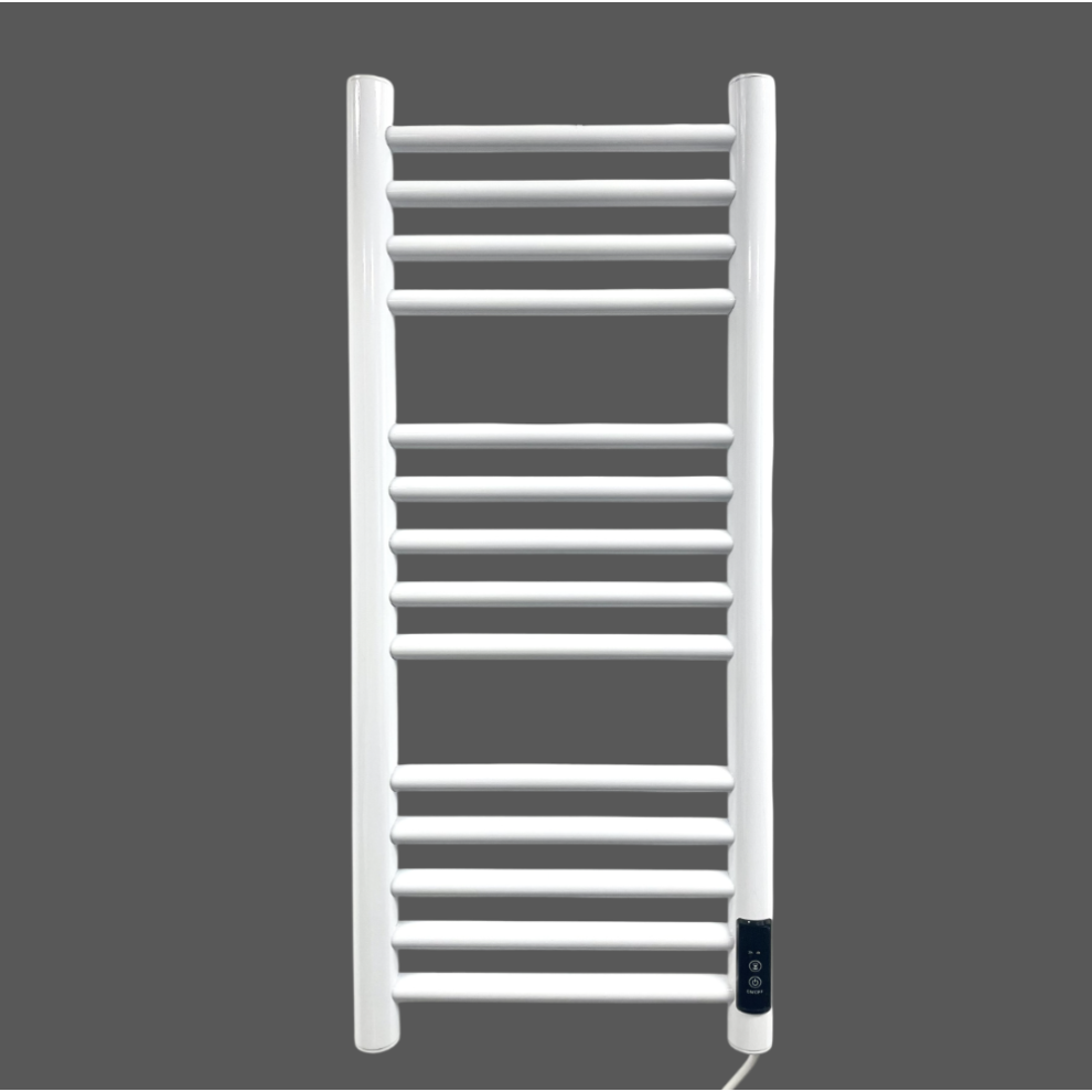 (300mm) Belfast White Dry Electric Towel Rails