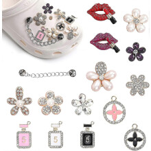 (15pcs) Shoe Charms For Women 131518 Pcs Bling Shoe Charms For Crocs Clog Sandals Diy Rhinestone Crystal Shoe Decoration Decoration Accessories For Girls