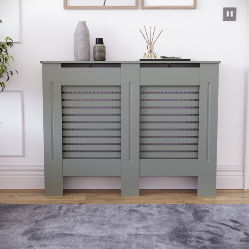 Vida Designs (Medium) Milton Radiator Cover Heating Guard Cabinet Vents 2