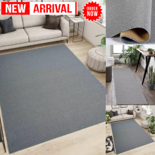 (Silver , 80 x 150 cm) Non Slip Area Rug Living Room Runner Bed Room Rugs