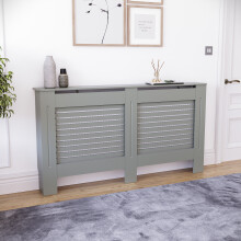 (Large) Milton Radiator Cover Heating Guard Cabinet Vents