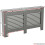Vida Designs (Large) Milton Radiator Cover Heating Guard Cabinet Vents 6