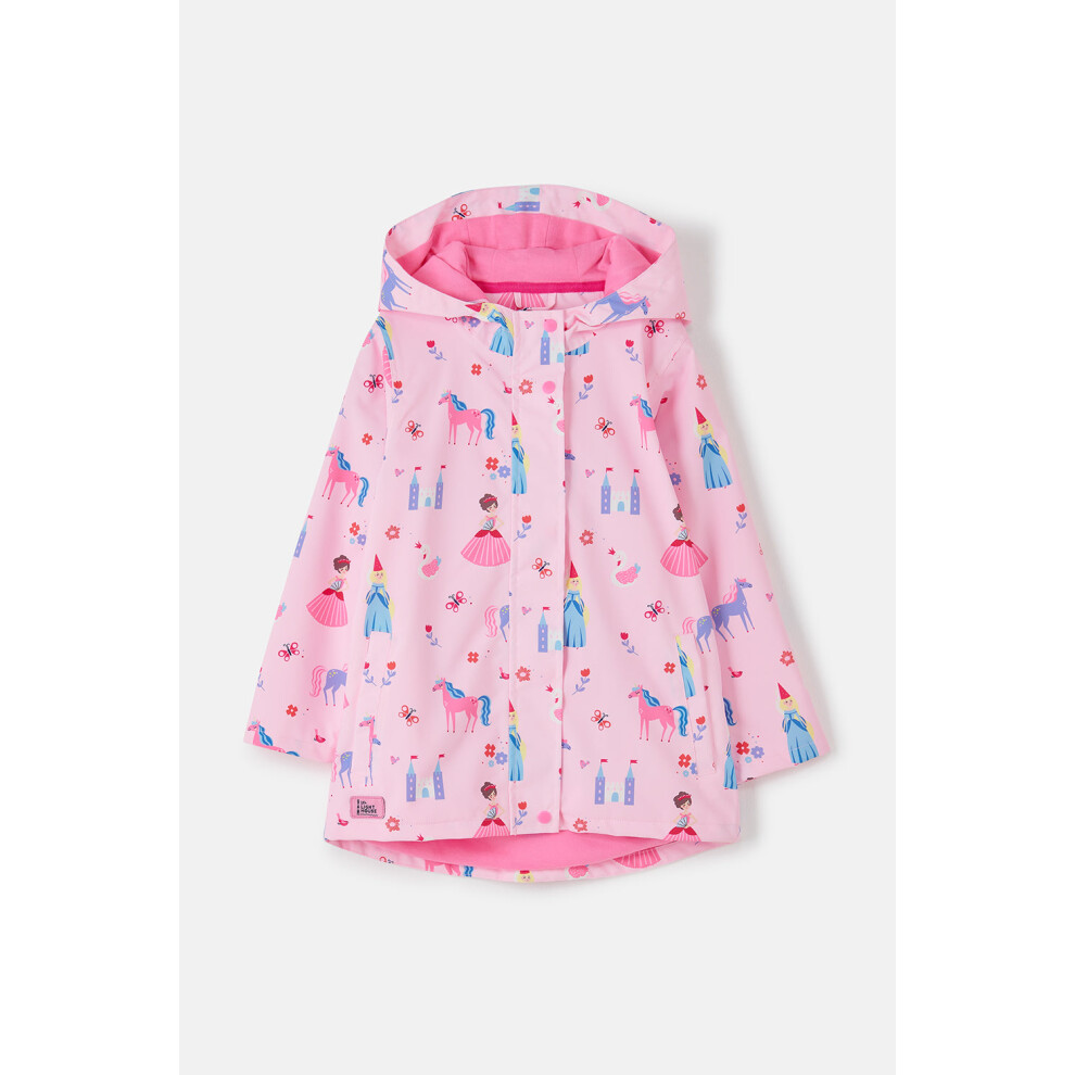 (1-2 Yrs, Princess Party Pink) Olivia Kids Lightweight Waterproof Jacket