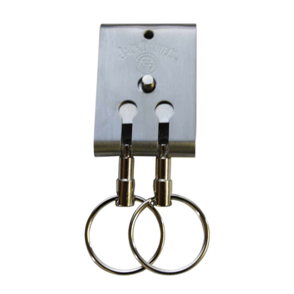 Jack Daniels Keyring Silver