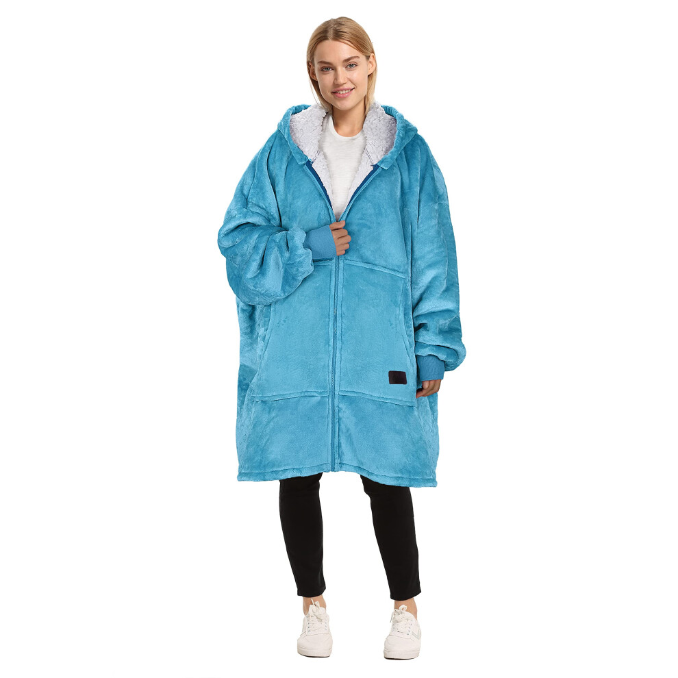 Sweat à capuche zippé Catalonia, veste oversize en sherpa pour homme et femme, cadeau confortable pour elle