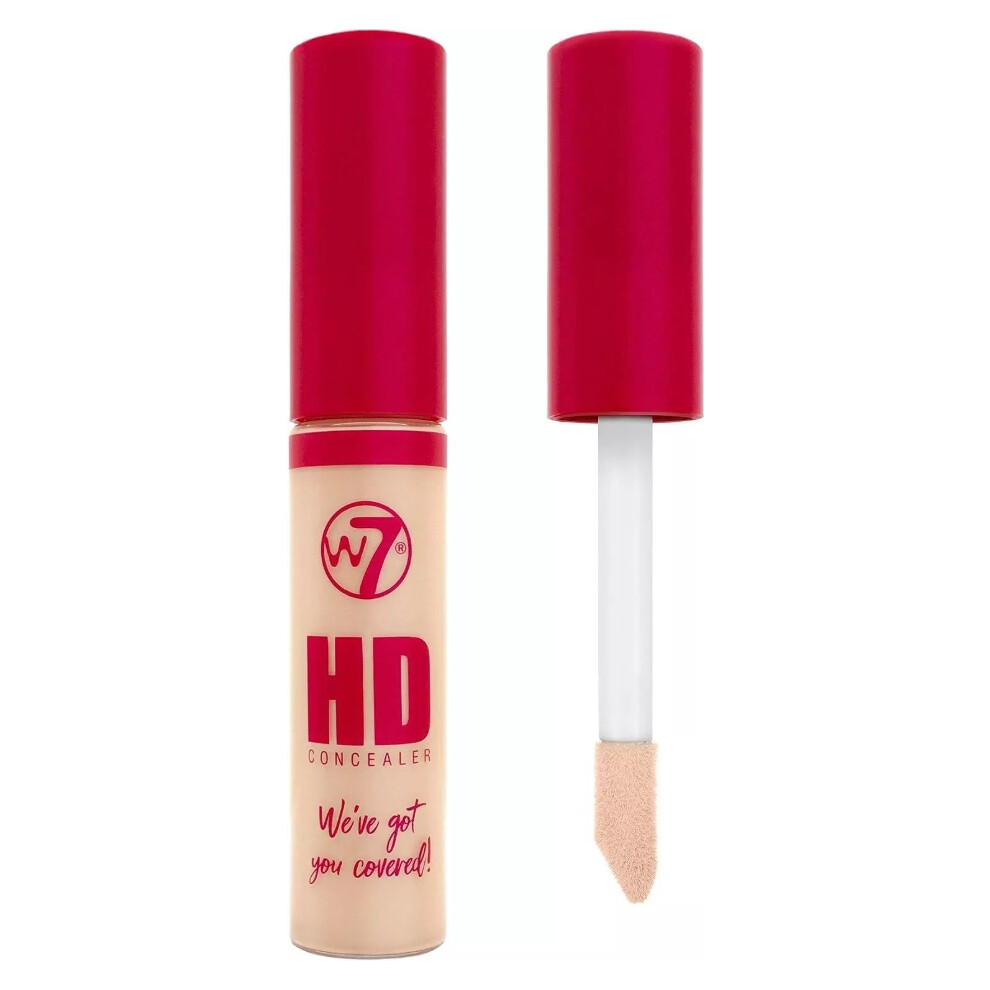 W7 HD Face Concealer Full Coverage FaceMakeup LightShades Fair Neutral