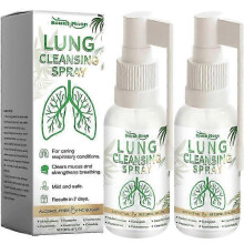 (2pcs)2024 Spray nettoyant pour les poumons à base de plantes