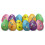 12 Decorated Glitter Eggs & Grass Straw For Easter Bonnet Craft 2
