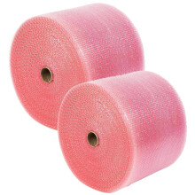500mm x 100m Pink Anti Static Bubble Wrap Roll For Picking & Packing