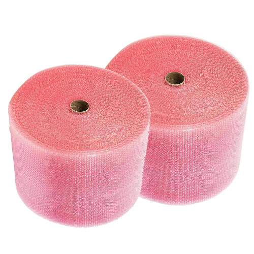 500mm x 100m Pink Anti Static Bubble Wrap Roll For Picking & Packing 1