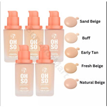 W7 Oh So Sensitive Foundation Liquid Light Skin Face Early Tan