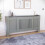 Vida Designs (Adjustable) Vida Designs Chelsea Radiator Cover Heating Guard Grey 1