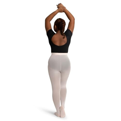Capezio womens Studio Basics Footed tights  Ballet Pink  Small-Medium US 1