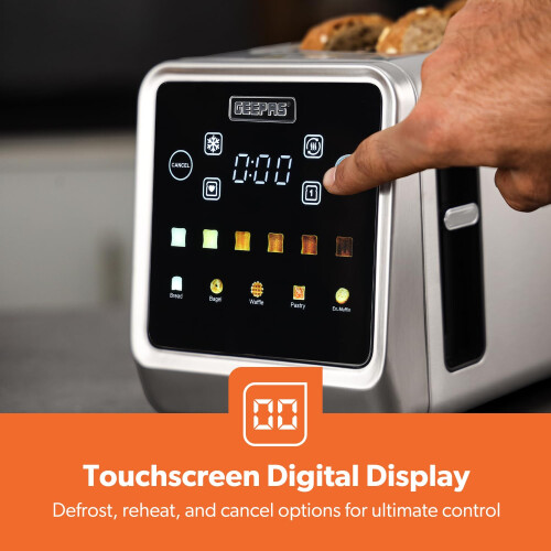 GEEPAS GEEPAS 5-in-1 DIGITAL 4 Slice Long Toaster 2