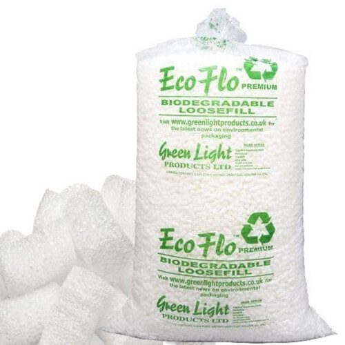 15 Cubic Ft (1 Bag) Eco Flo Biodegradable Packing Peanuts 1