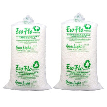 30 Cubic Ft (2 Bags) Eco Flo Biodegradable Packing Peanuts