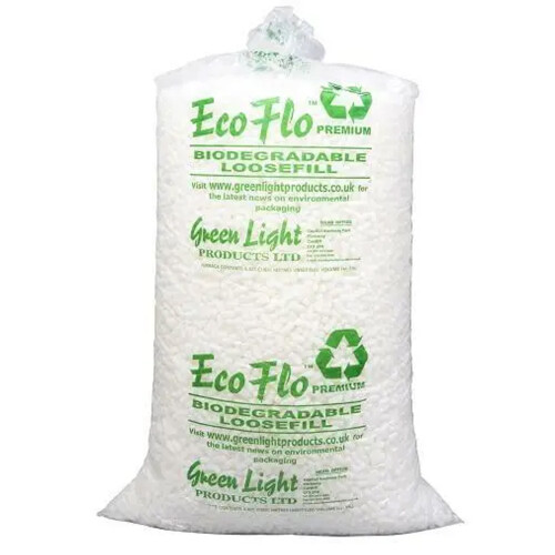 30 Cubic Ft (2 Bags) Eco Flo Biodegradable Packing Peanuts 2
