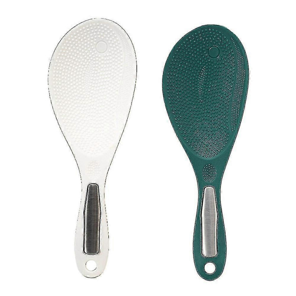 Rice Paddle Spoon Set Of 2, Rice Spatula,rice Spoon Paddle,rice Cooker Spoon,works for Rice,mashed Potato Or More -Ao