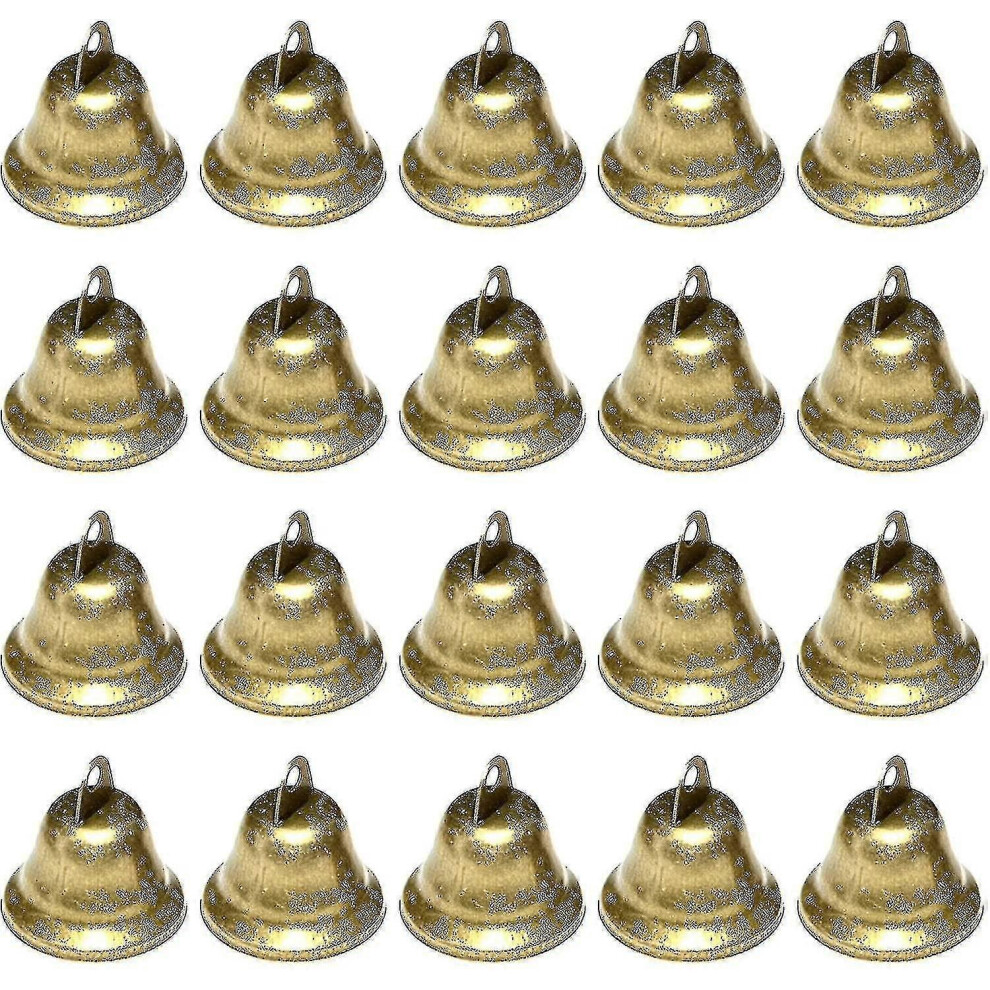 (30mm) 50pcs 20/30mm Small Bells Vintage Small Bell For Wedding Festival Decorations -Ao