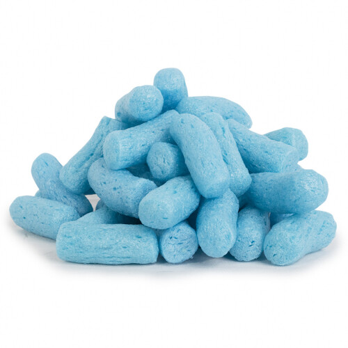 5 Cubic Ft Blue Eco Flo Biodegradable Packing Peanuts 2