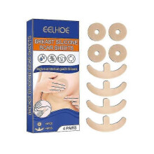 Silicone Scar Sheets Silicone Scar Sheets for Breast 8 Pack Breast Reduction After Surgery for Scars, Scar Removal Sheets, 4 Areola Soft Strips 4 An F
