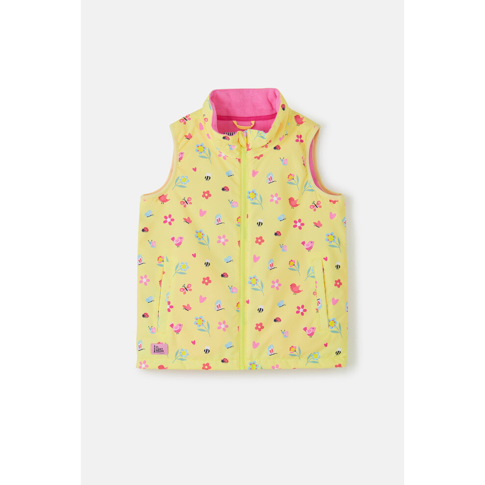 Lighthouse (3-4 Yrs, Spring Garden) Alex Kids Printed Gilet