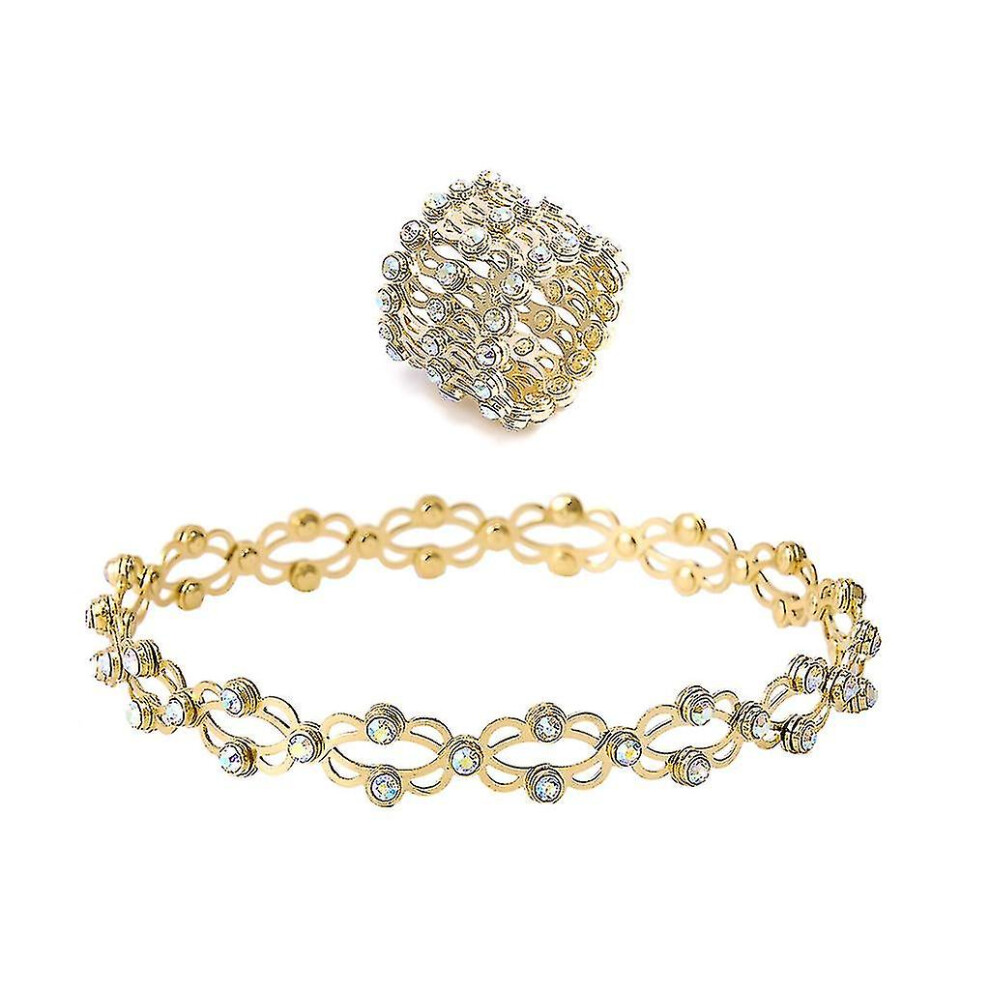 2 In 1 Retractable Ring Bracelet Magic Stretchable Twist Folding Ring Bracelet,hww