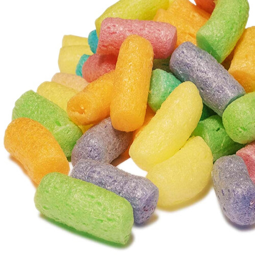 10 Cubic Ft Multi Coloured Eco Flo Biodegradable Packing Peanuts 1