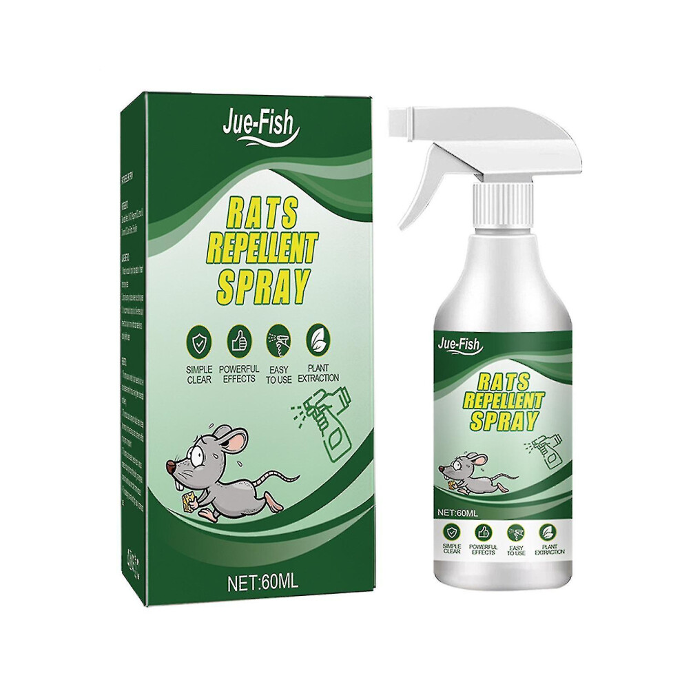 Kitchen Gadgets Rat Repellent Spray Rat Repellent Spray for Indoor Household Automotive Engine 60ml