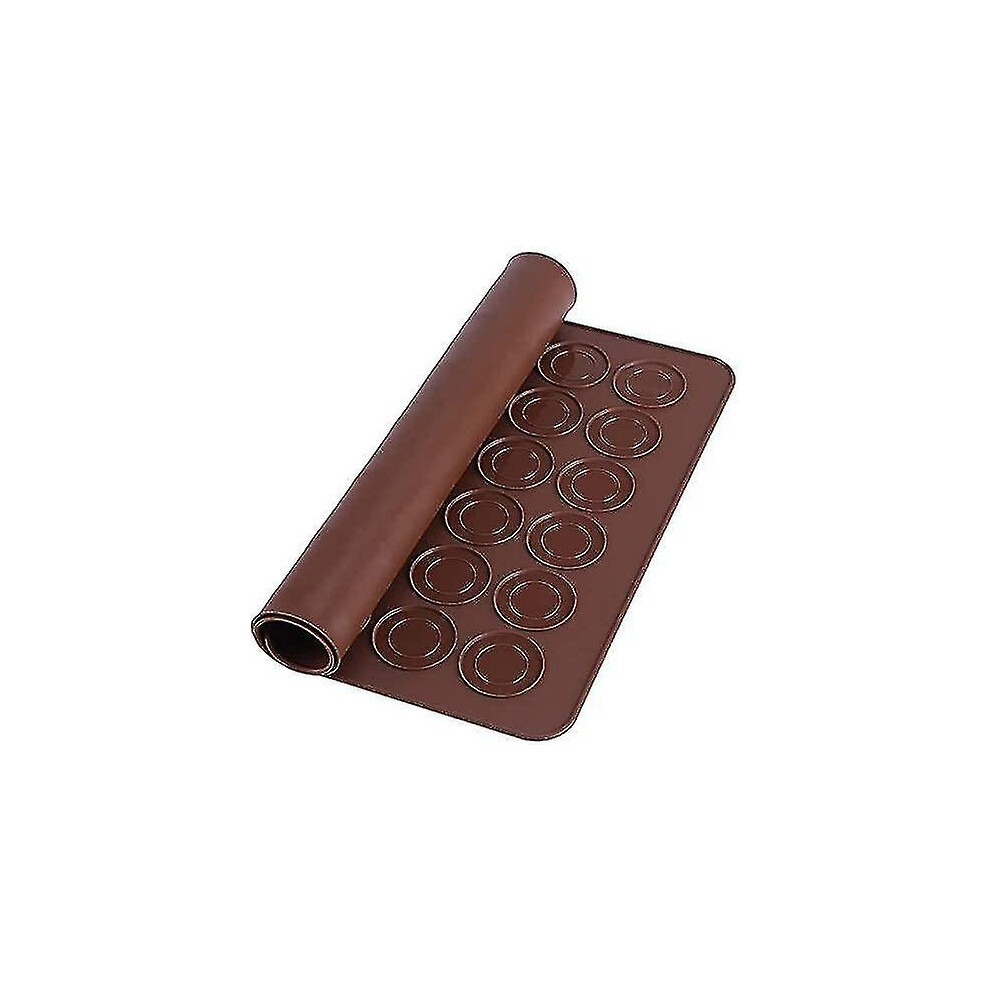 1 Piece Non-stick Coated 48 Well Silicone Macarons Baking Mat, Silicone Macarons Baking Mat 38*28cm,hw