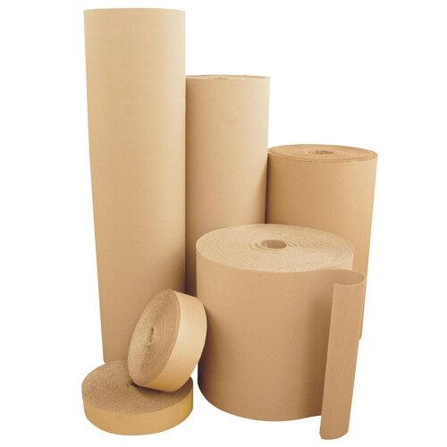 600mm x 75m Corrugated Cardboard Roll Cushioning Wrap
