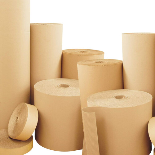 600mm x 75m Corrugated Cardboard Roll Cushioning Wrap 2