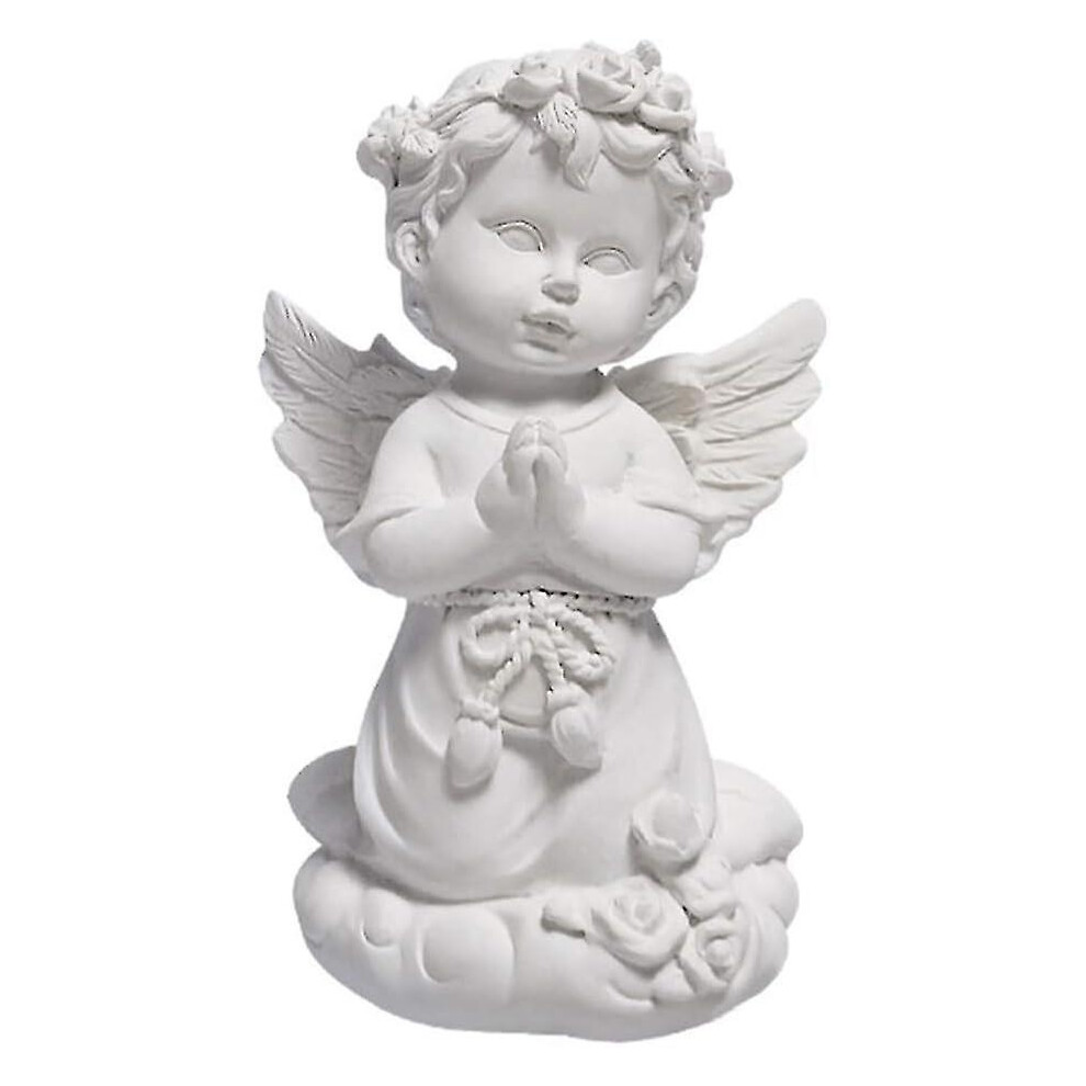 Decorative Resin Angel Statue with Wings - Catholic Religious Gift (13X8cm),hw