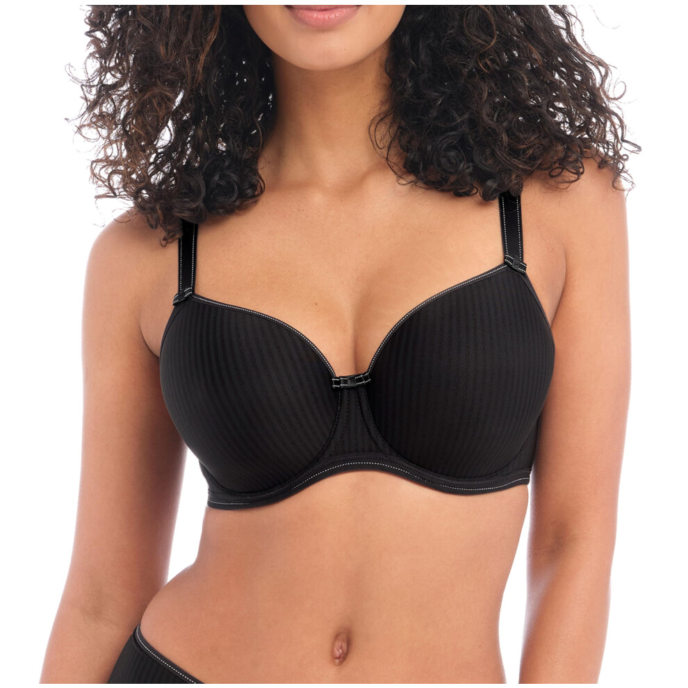 Freya Women's Idol Underwire Molded T-Shirt Bra  Black  34DD