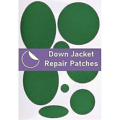 (Groen) Down Jacket Repair Pre-cut, Self-adhesive, Soft, Waterproof