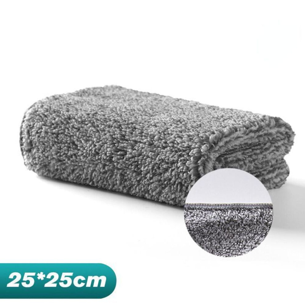 (grey, 1 PCS) 10pcs Microfiber Kitchen Towel Set Bamboo Fier Towels For Kitchen Napkin Soft Dish Cloth Absorbent Cleaning Cloth Rags