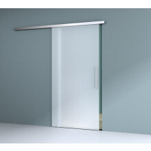 Durovin 775mm* 2050mm Sliding Glass Door - Fully Frosted - Bar Handle