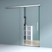 Durovin 775 * 2050mm Sliding Glass Door Clear Bar Handle