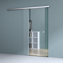 Durovin 1025 * 2050mm Sliding Glass Door Round Handle With Soft Close