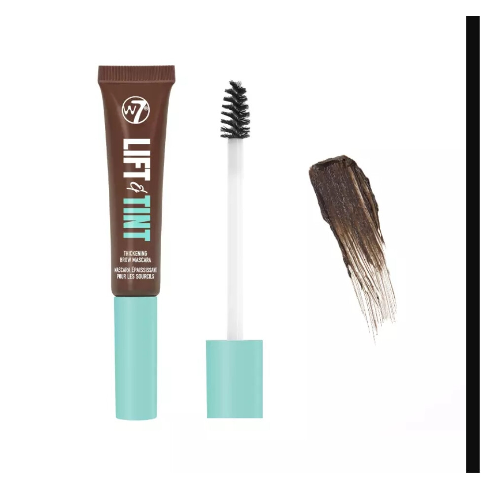 W7 Lift & Tint Thickening Eyebrow Mascara Boost Your Brow 7ml Brunette