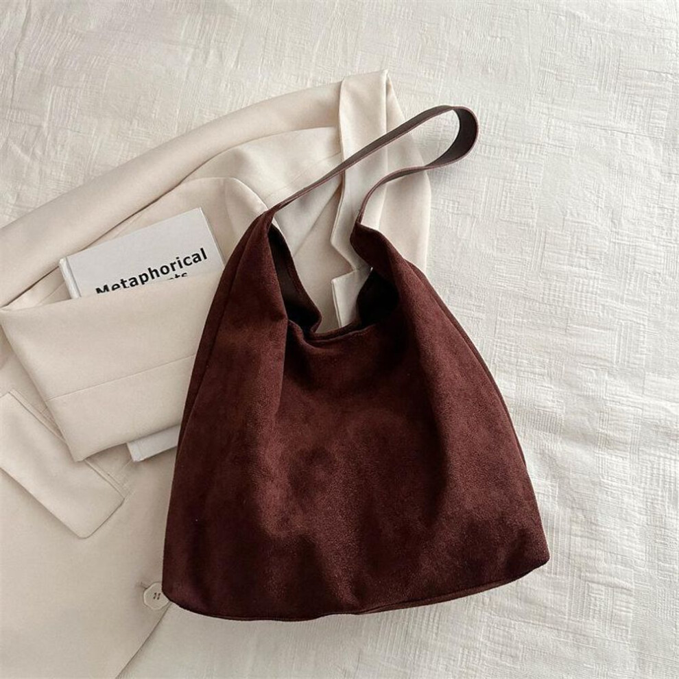 (brown) "2024 Large Capacity Casual Tote: Fashionable and Unique Shoulder Bag for Women"