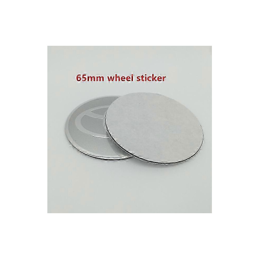 (65mm, Full silver) New  4pcs 56mm 60mm 65mm For Toyota Car Wheel Hub Center Cap Badge Covers Emblem Sticker Styling Accessories-image-OPC-PG5NM5R-NEW